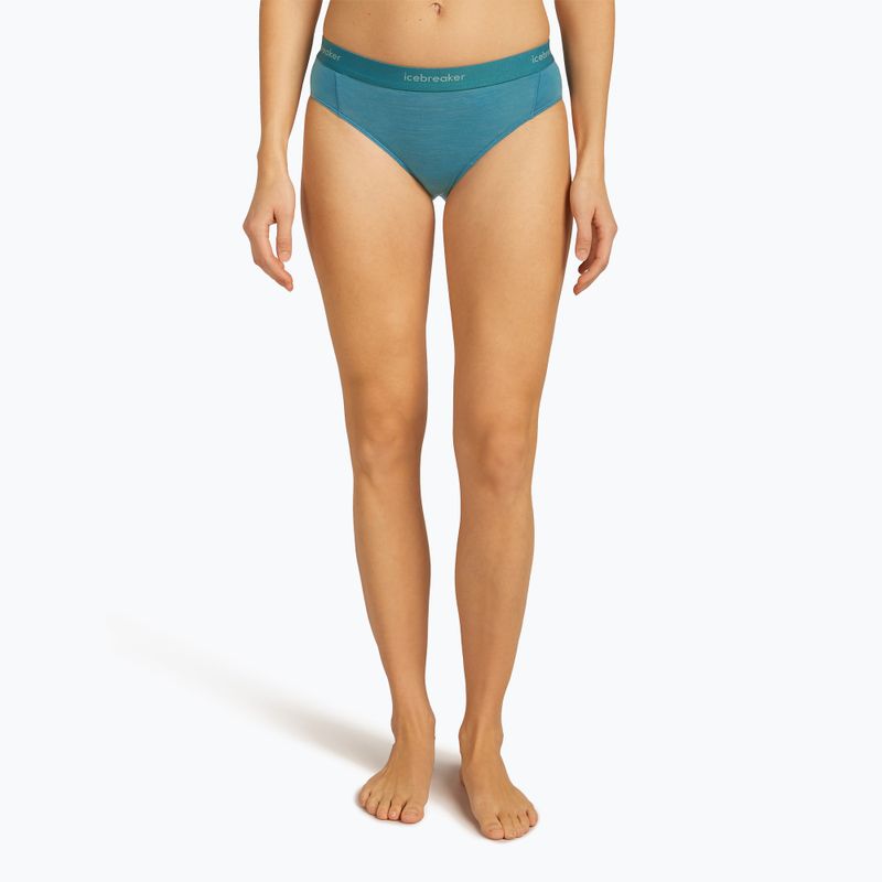 Icebreaker női thermo alsónadrág Merino 125 Cool-Lite Sprite Hipster topaz 2