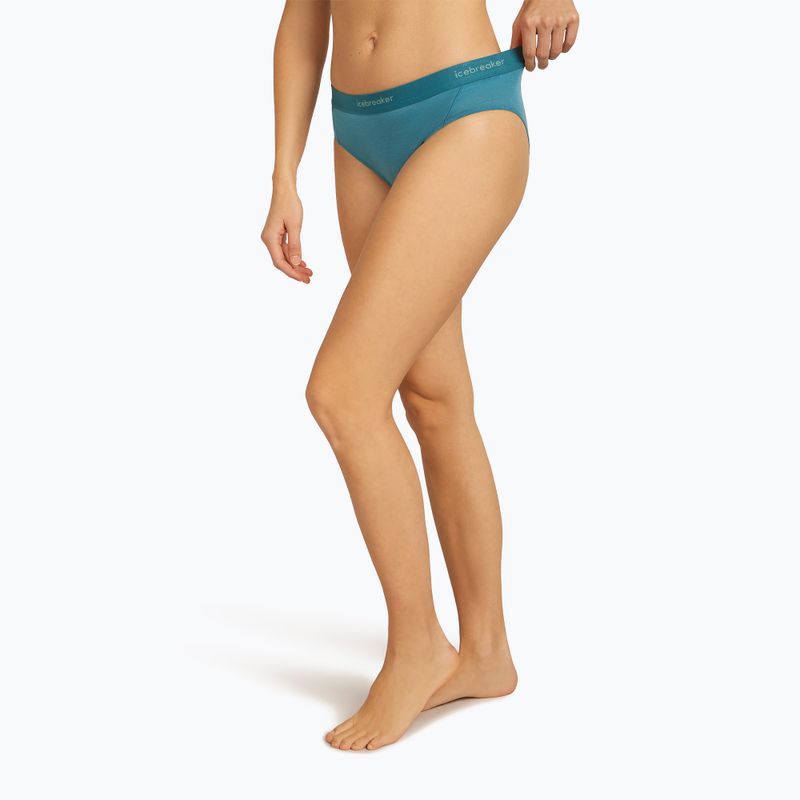 Icebreaker női thermo alsónadrág Merino 125 Cool-Lite Sprite Hipster topaz 5