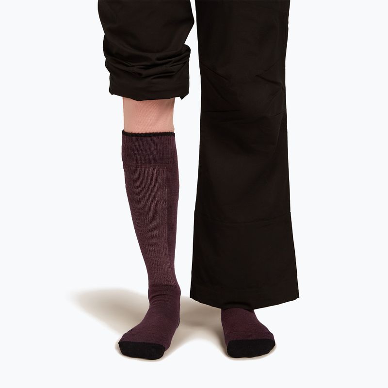 Női sízokni Icebreaker Merino Ski+ Light OTC java/black/summit 3