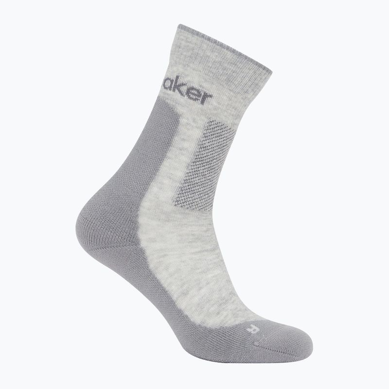 Icebreaker női zokni Merino Hike+ Medium Crew blizzard heather/alloy
