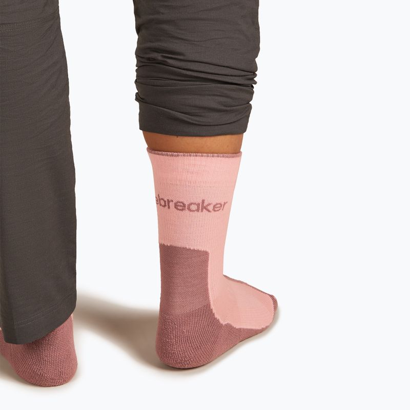 Icebreaker női zokni Merino Hike+ Light Crew blush/summit 5