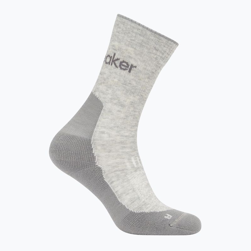 Icebreaker női zokni Merino Hike+ Light Crew blizzard heather/alloy