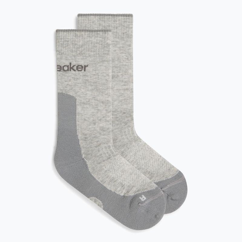 Icebreaker női zokni Merino Hike+ Light Crew blizzard heather/alloy 2