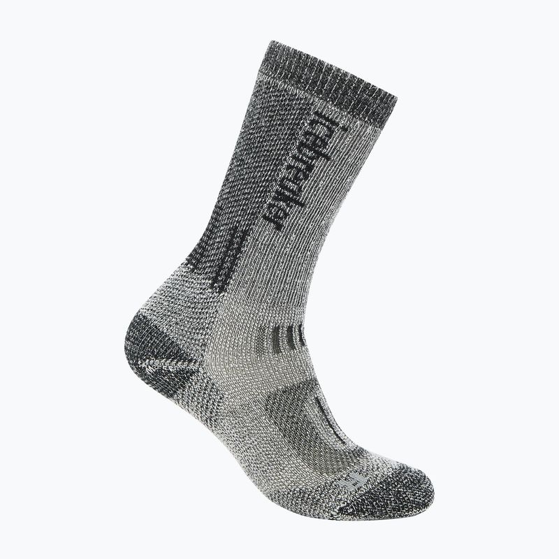 Női zokni Icebreaker Merino Hike+ Mountaineer Mid Calf jet heather/black 2