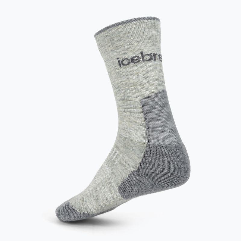 Női zokni icebreaker Merino Hike+ Light Crew 2 pairs blizzar hthr/alloy 2