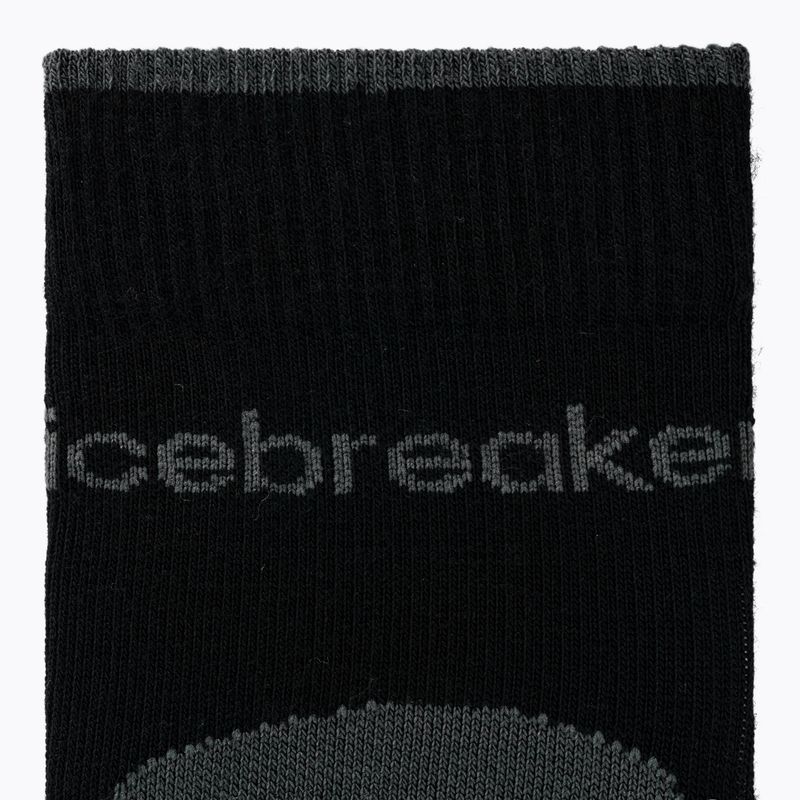 Férfi zokni icebreaker Merino Hike+ Light Crew 2 pairs black/obsidian 3