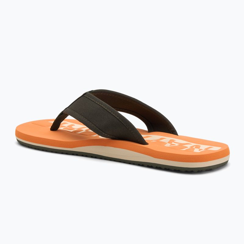 Férfi Napapijri NP0A4IQU barna flip flopok 3