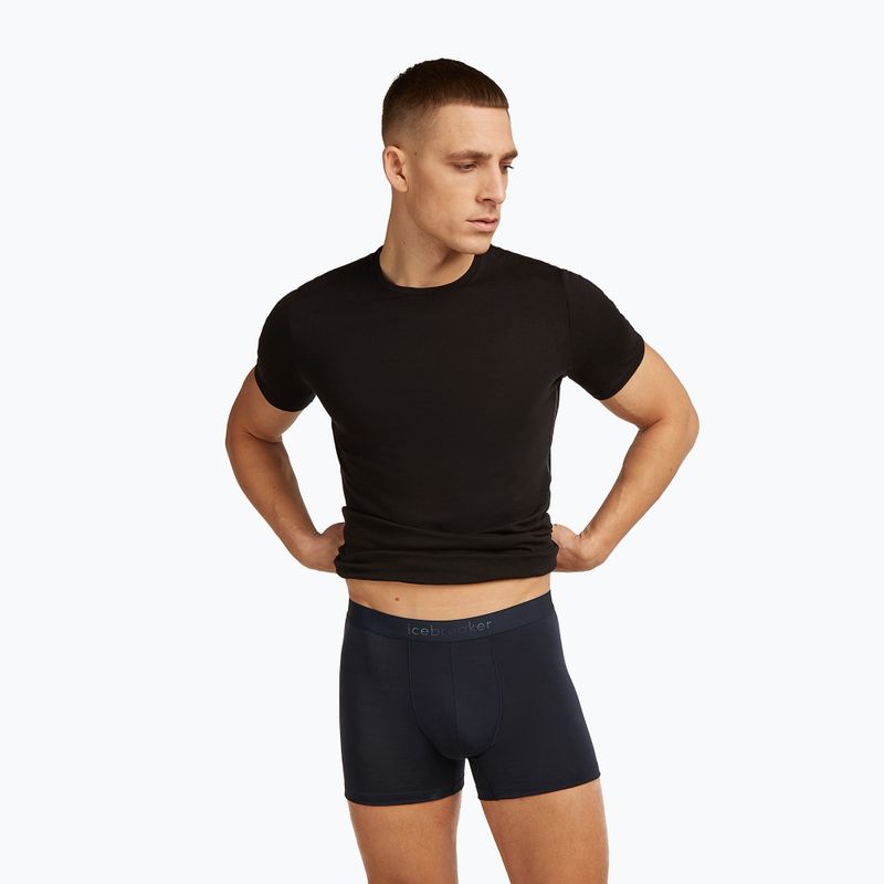 Férfi termoaktív boxeralsó Icebreaker Merino 125 Cool-Lite Anatomica midnight navy 5