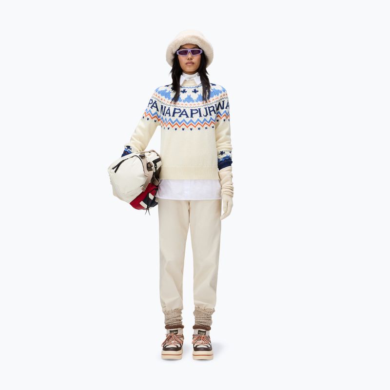 Női pulóver Napapijri D-Fiames C bézs színű dimity 2