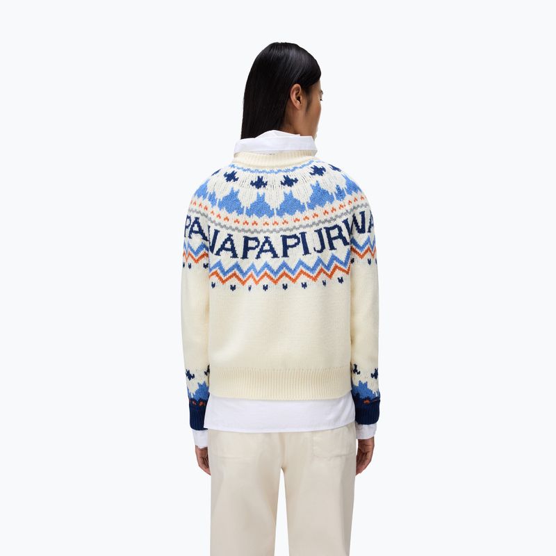 Női pulóver Napapijri D-Fiames C bézs színű dimity 3