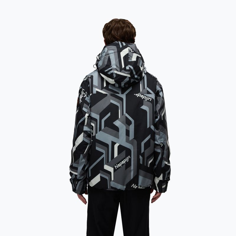 Napapijiri férfi kabát Rf Next fagyasztott tengerészkék 3