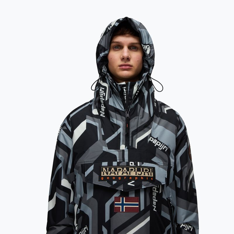 Napapijiri férfi kabát Rf Next fagyasztott tengerészkék 4