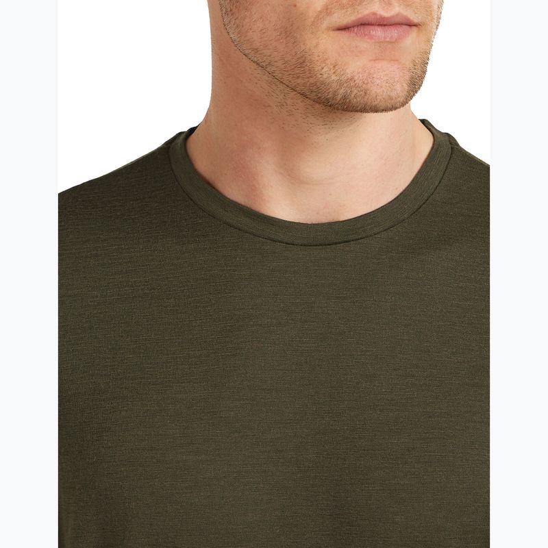 Férfi túrapóló icebreaker Merino 150 Tech Lite III dark loden 5