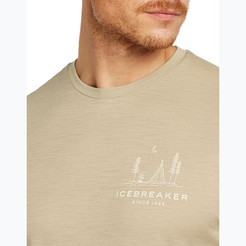 Férfi póló icebreaker Merino 150 Tech Lite Peaceful Pass Tee flagstone 5