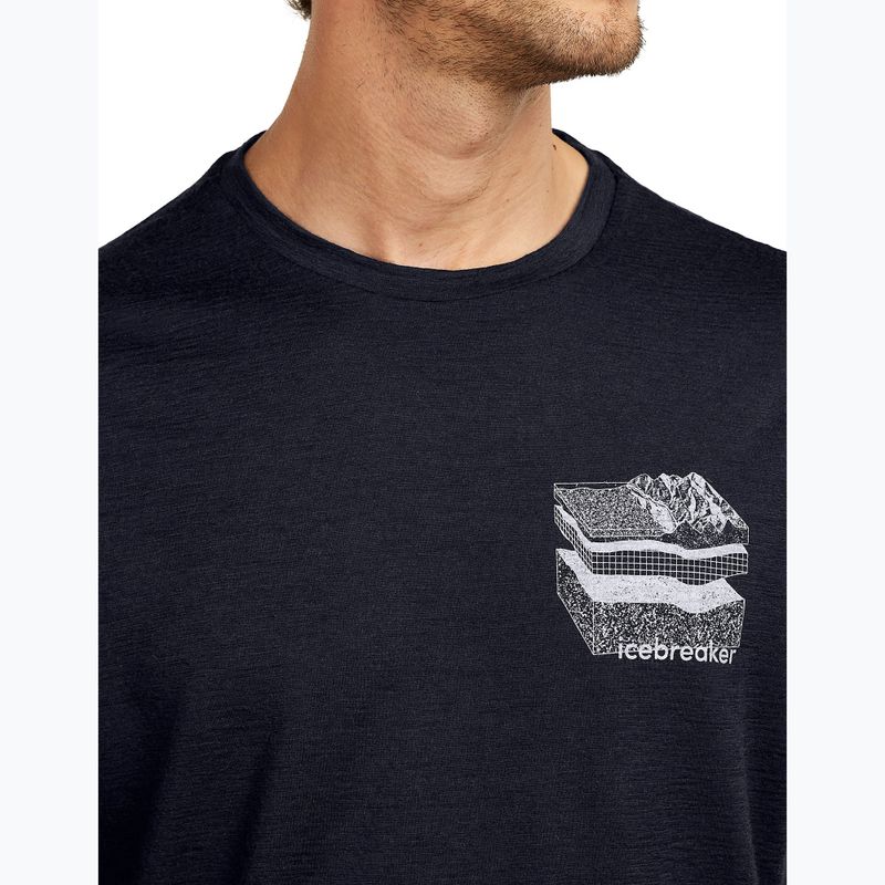 Férfi póló icebreaker Merino 150 Tech Lite Evolving Lay Tee midnight navy 5