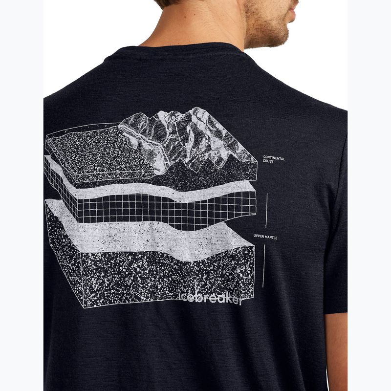 Férfi póló icebreaker Merino 150 Tech Lite Evolving Lay Tee midnight navy 6