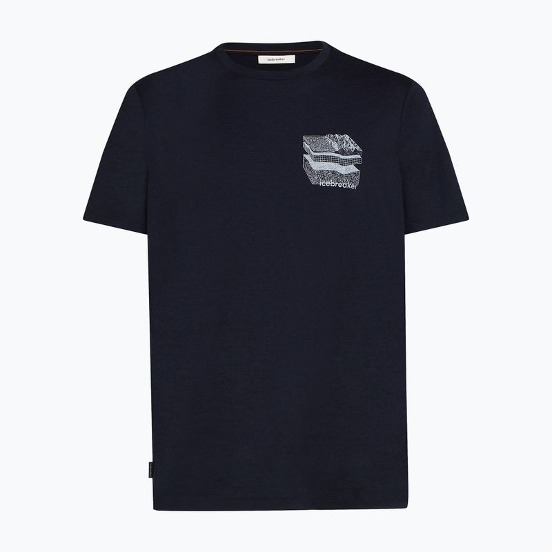 Férfi póló icebreaker Merino 150 Tech Lite Evolving Lay Tee midnight navy 7