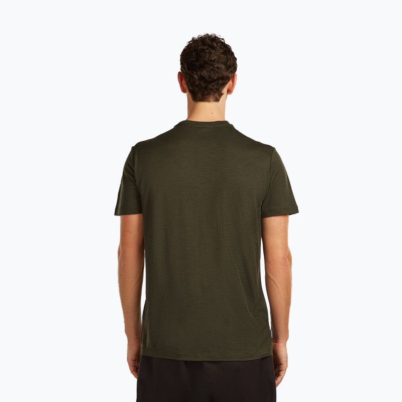 Férfi póló icebreaker Merino 150 Tech Lite Transportage Tee dark loden 3