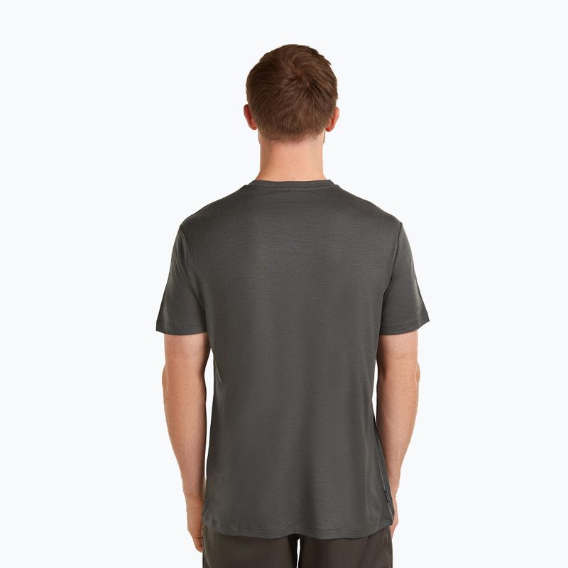 Férfi póló icebreaker Merino 150 Tech Lite The Peaks obsigian 3