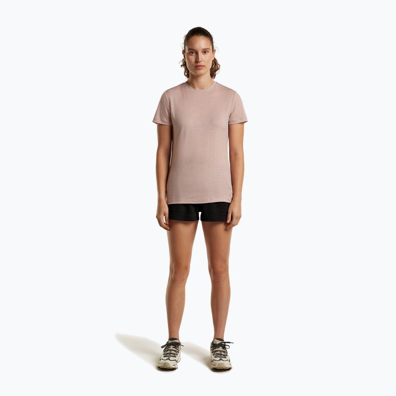 Női túrapóló icebreaker Merino 150 Tech Lite III Tee pink quartz 2