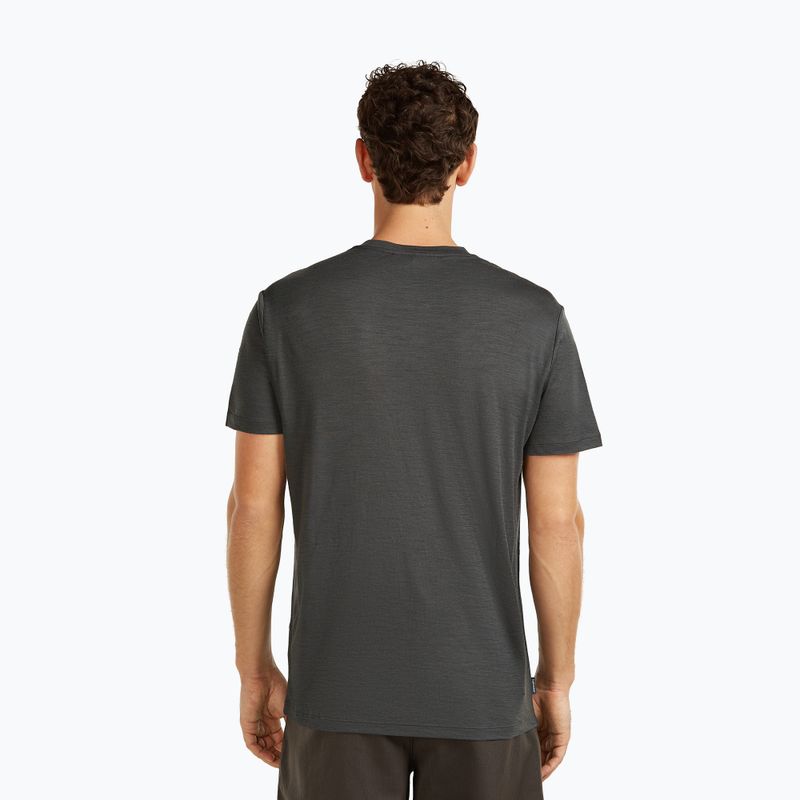 Férfi póló icebreaker Merino 150 Tech Lite Bear Catch Tee obsidian 3