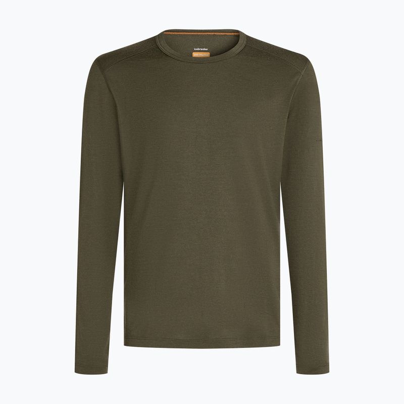 Férfi termoaktív hosszú ujjú felső Icebreaker 200 Oasis Crewe dark loden 7