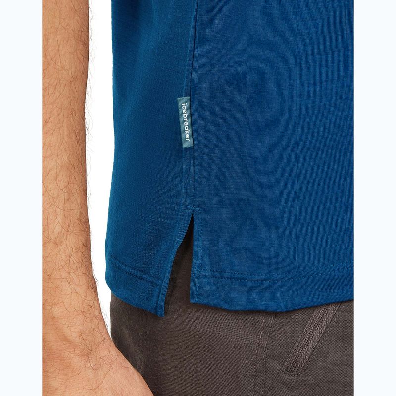 Férfi túrapóló icebreaker Merino 125 Cool-Lite Sphere III Tee atlantis 6