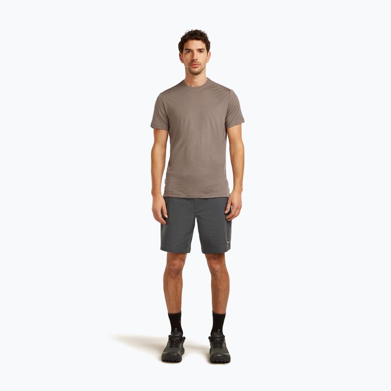 Férfi túrapóló icebreaker Merino 125 Cool-Lite Sphere III Tee porcini 2