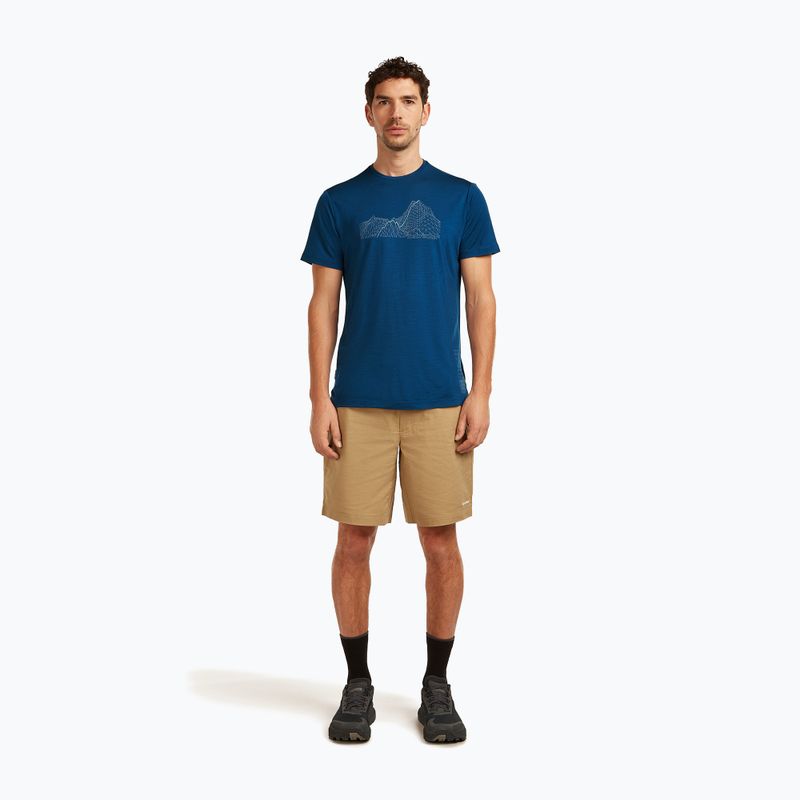 Férfi póló icebreaker Merino 125 Cool-Lite Sphere Beta Tee atlantis 2