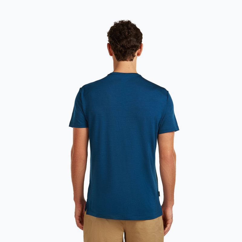 Férfi póló icebreaker Merino 125 Cool-Lite Sphere Beta Tee atlantis 3