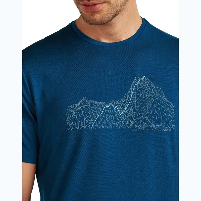 Férfi póló icebreaker Merino 125 Cool-Lite Sphere Beta Tee atlantis 5