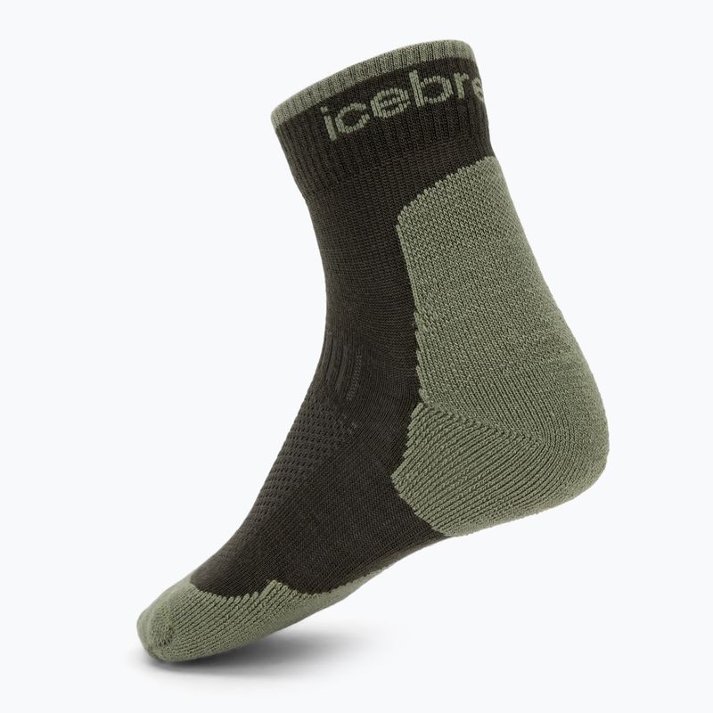 Férfi zokni Icebreaker Merino Hike+ Light Mini dark loden/lichen 2