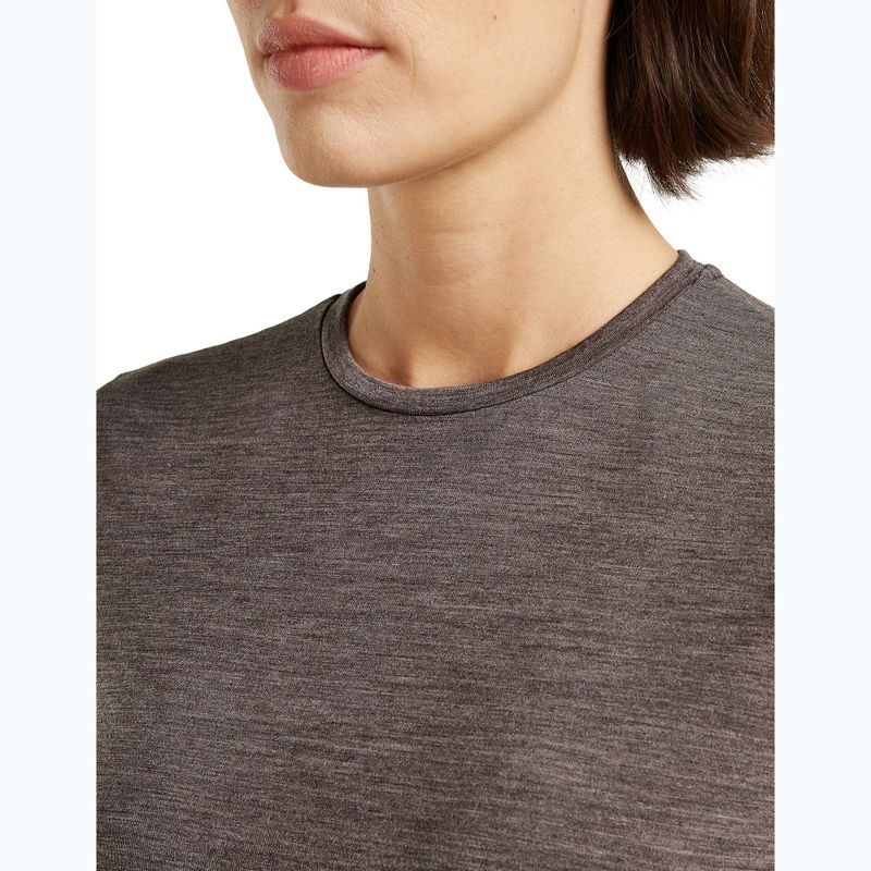 Női túrapóló icebreaker Merino 125 Cool-Lite™ Sphere III bittersweet hthr 5