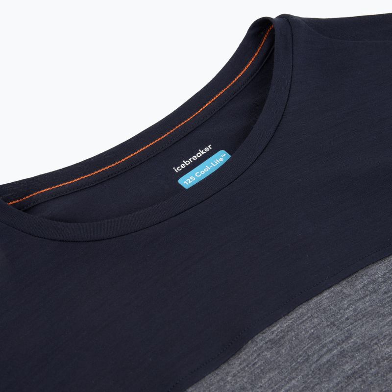 Női hosszú ujjú felső icebreaker Merino 125 Cool-Lite Sphere Tee CB midnnavy hthr/midnnavy/cb 4