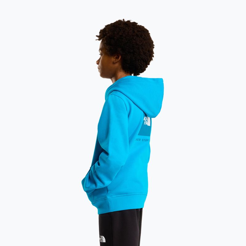 Gyerekpulóver The North Face Teen Box Nse Regular Hoodie meridian blue 4