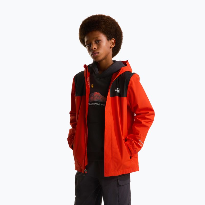 The North Face Antora gyermek esőkabát lava red 4