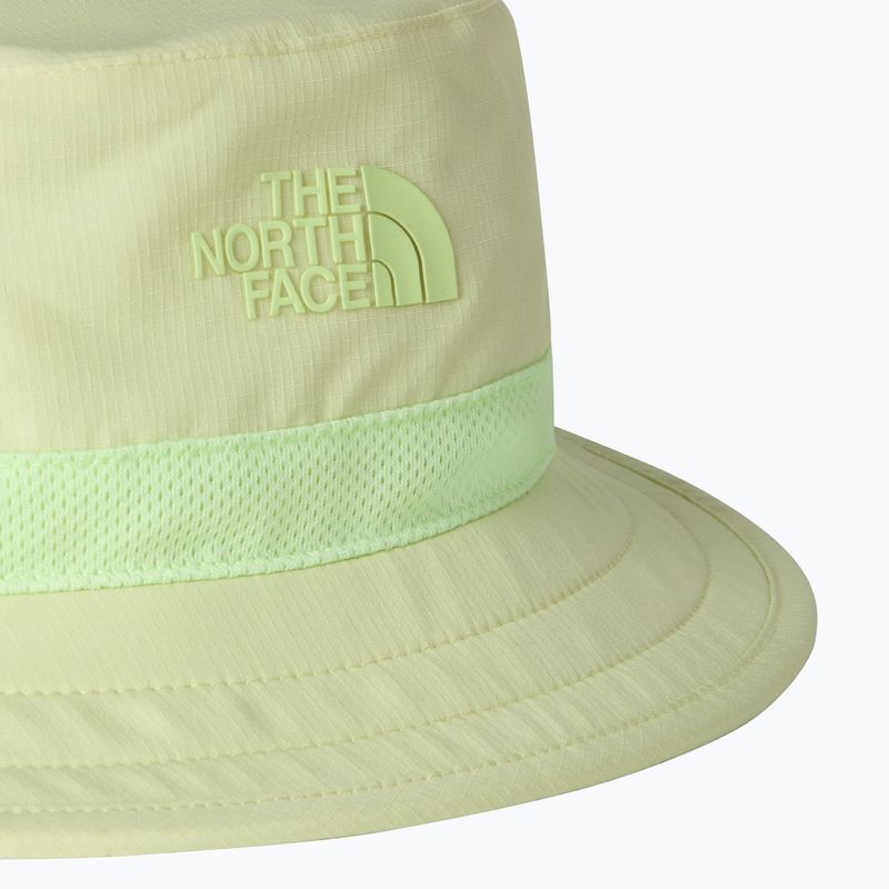The North Face Kids Class V Rev Bucket gyermekkalap lemon mist logo weather topo phantom print 4
