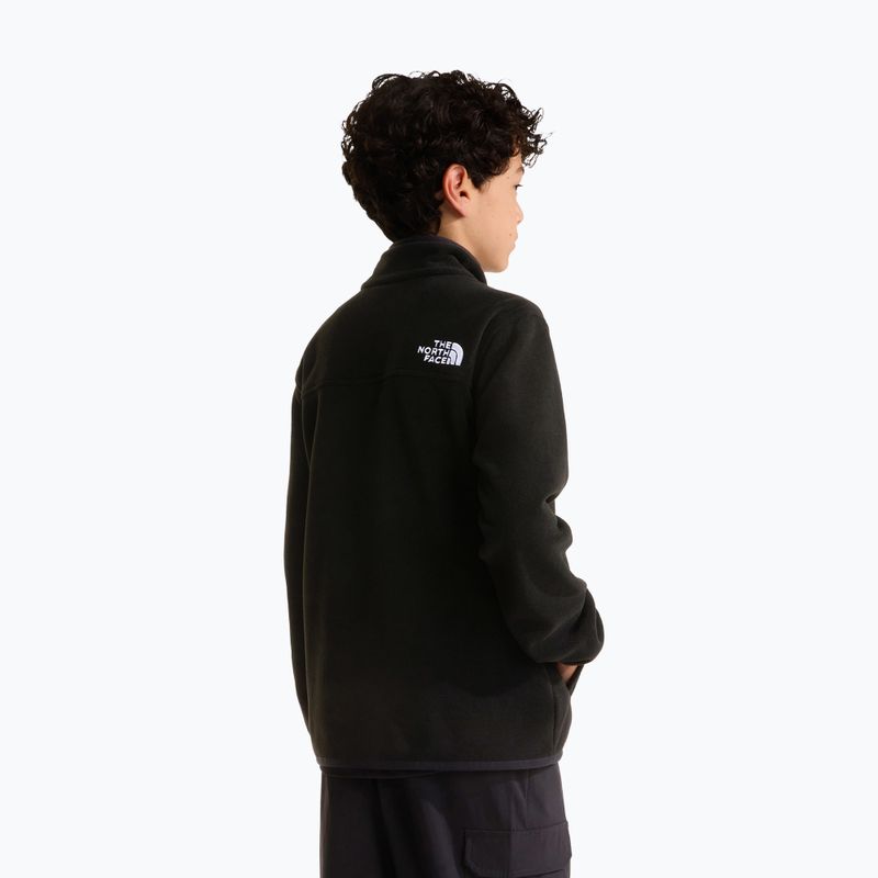 The North Face Glacier Full Zip gyerek pulóver tnf black 5
