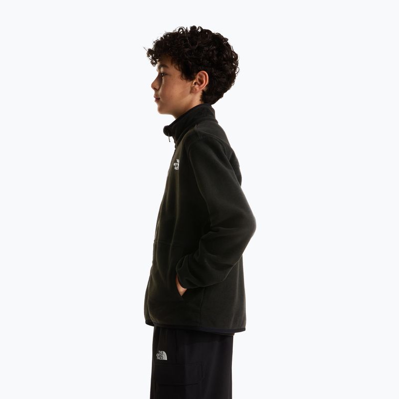 The North Face Glacier Full Zip gyerek pulóver tnf black 7