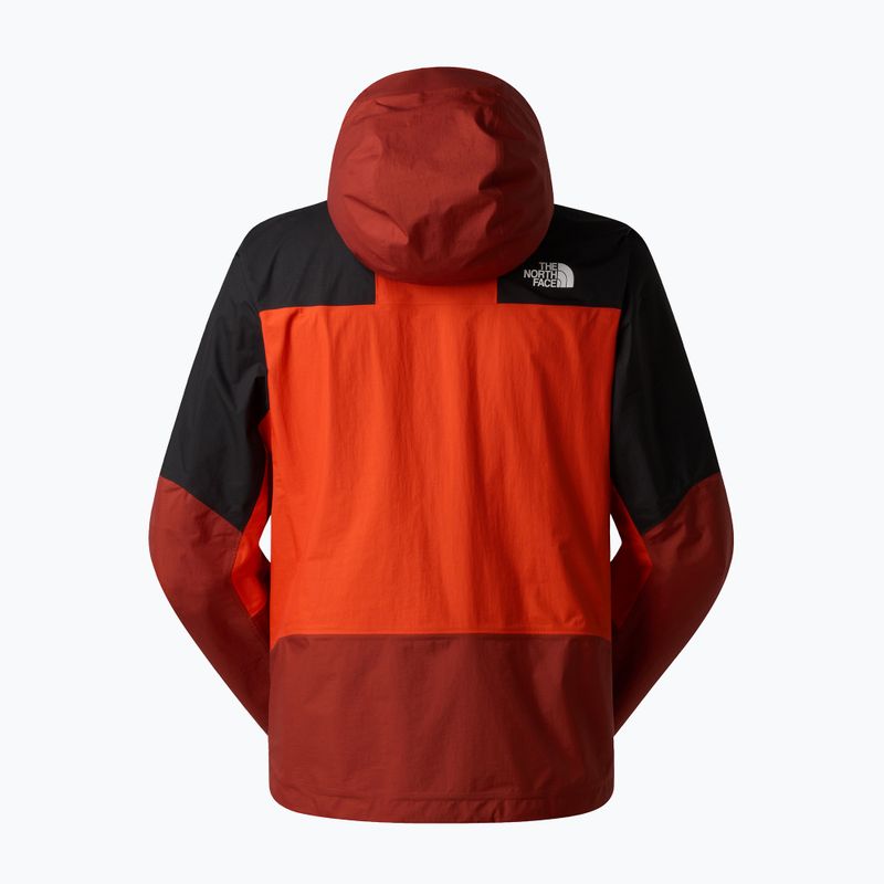 The North Face Signal férfi esőkabát 2.5L Dryvent lava red/iron clay/tnf 2