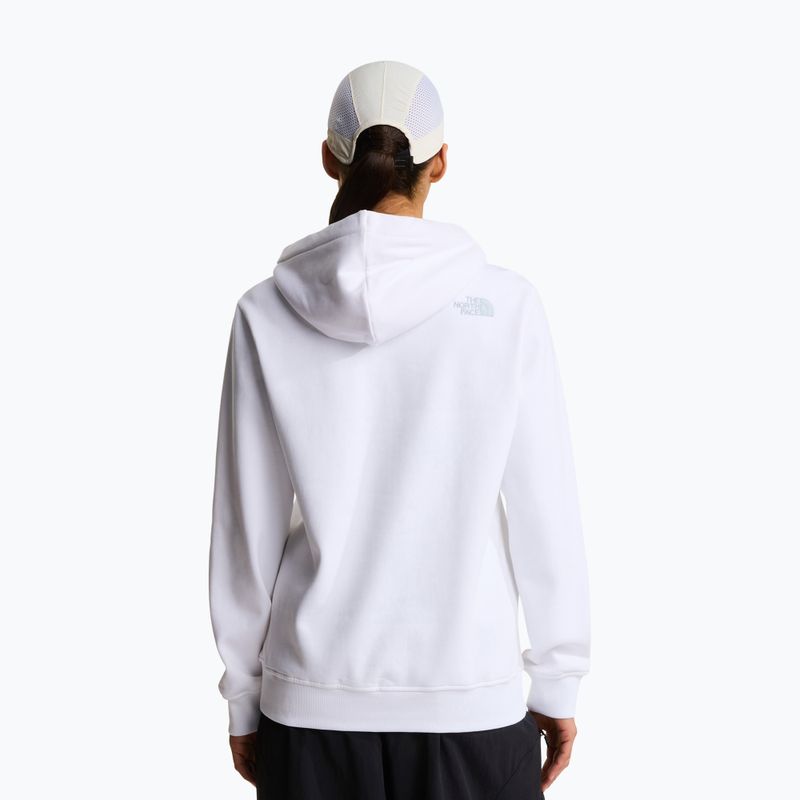 Női pulóver The North Face Drew Peak Pullover Hoodie white/frost grey 3