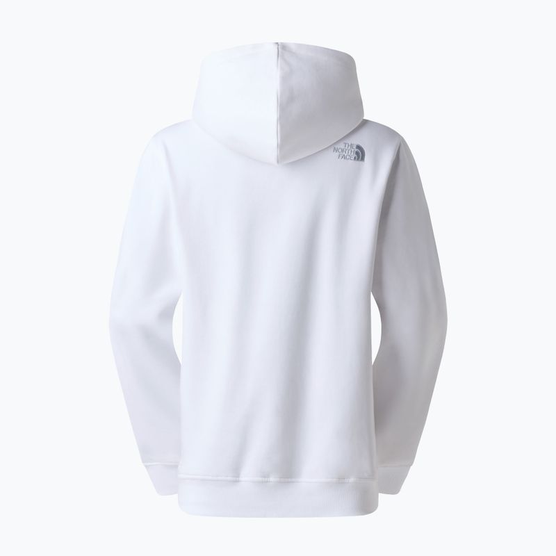 Női pulóver The North Face Drew Peak Pullover Hoodie white/frost grey 6