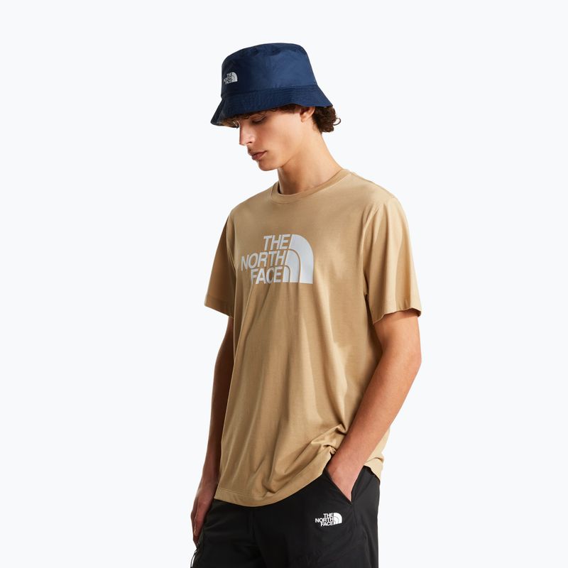 Férfi póló The North Face Evolution Half Dome khaki stone