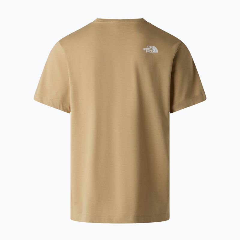 Férfi póló The North Face Evolution Half Dome khaki stone 7