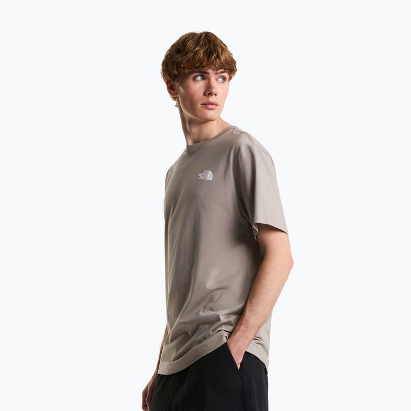 Férfi póló The North Face Evolution Box NSE stone slab 4