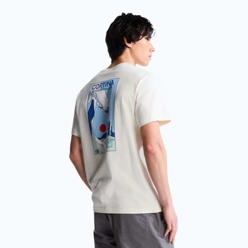 The North Face Mountain Celebration Regular férfi túrapóló fehér dune 3