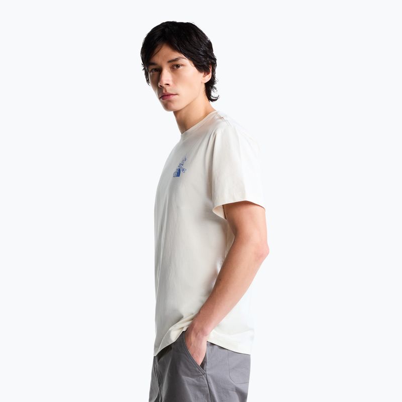 The North Face Mountain Celebration Regular férfi túrapóló fehér dune 4