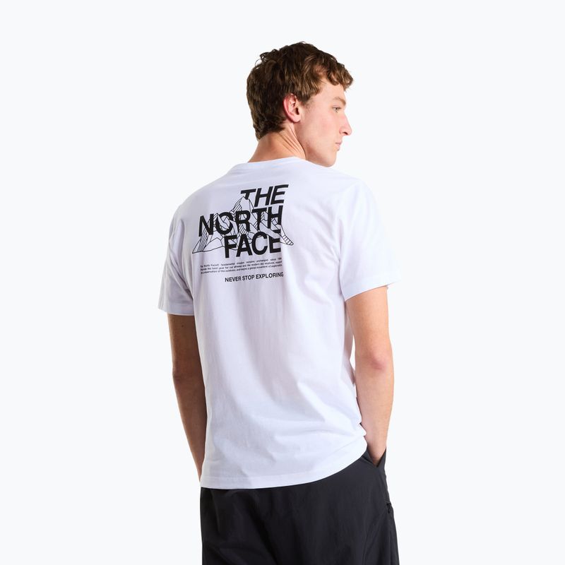 The North Face Mountain Sketch Regular férfi póló tnf white 3