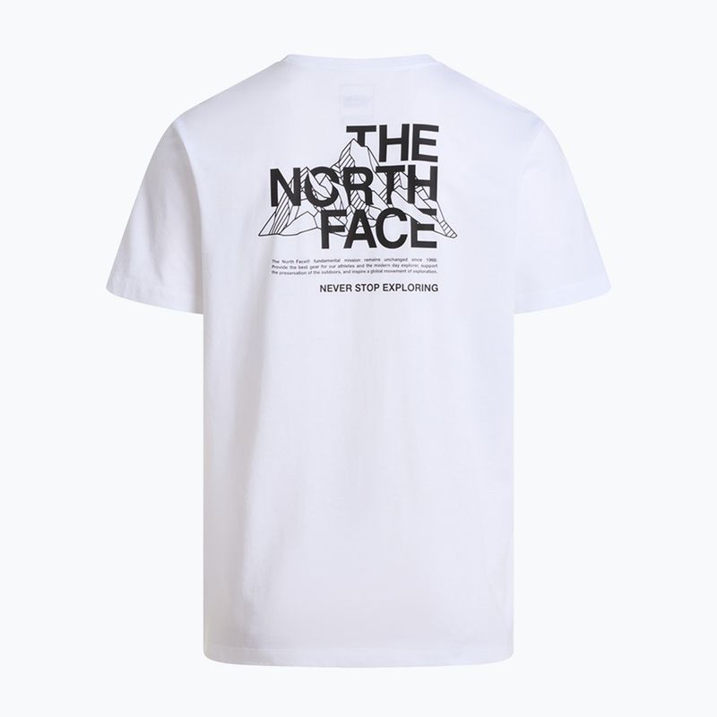The North Face Mountain Sketch Regular férfi póló tnf white 5