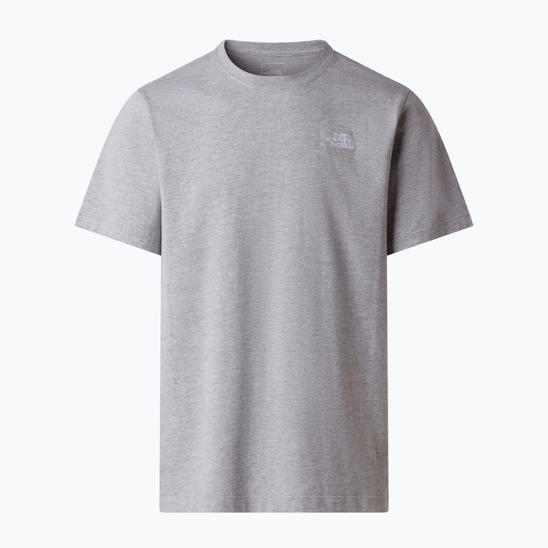 Férfi póló The North Face Evolution Simple Dome Regular SS tnf pale grey heather 4